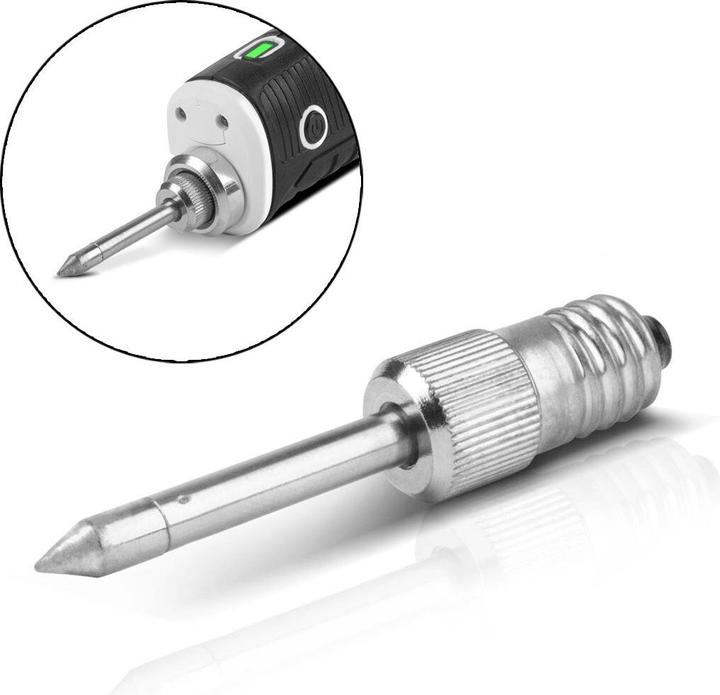 Actual product image Stahlwerk Soldering iron tip with 4 mm diameter, replacement soldering tip for soldering iron (Soldering bit)
