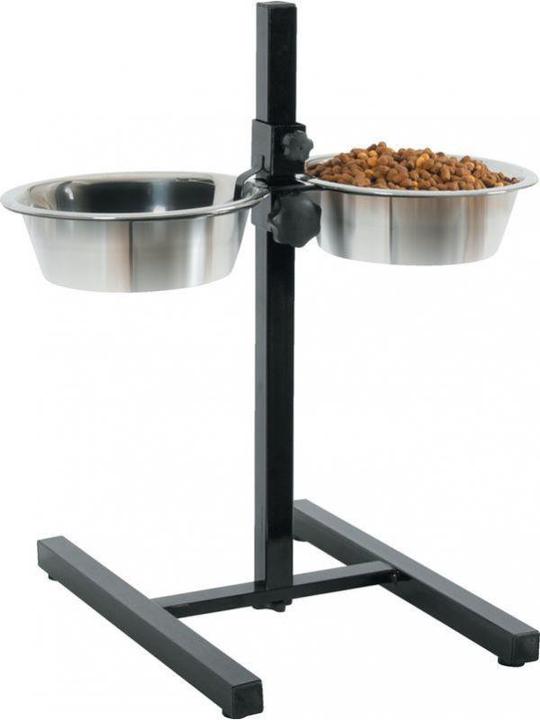 Produktbild Zolux Set of 2 bowls 21 cm 1.5 l + adjustable stand (150 cl)