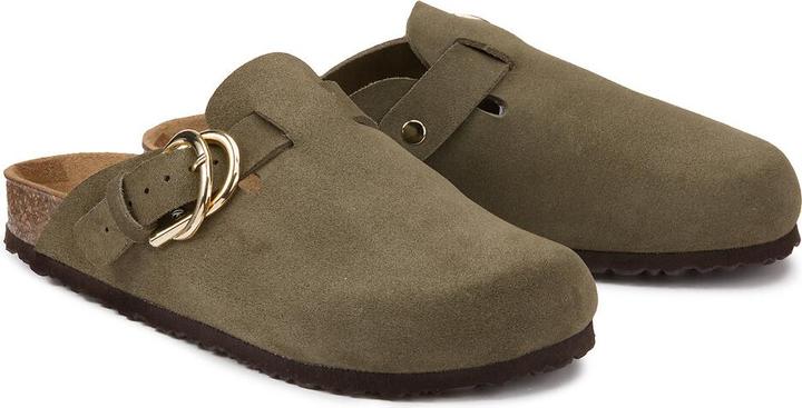 Produktbild La Redoute Collections Pantoletten aus Veloursleder (36)