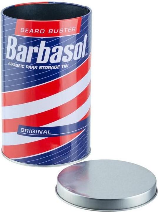 Actual product image Paladone Products JURASSIC PARK - Barbasol - Verre dans une Boite Métal - 400ml (0.40 l, 1 x)