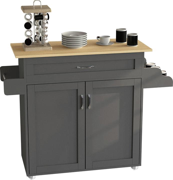 Produktbild VCM Küchenwagen Servierwagen Rollen Pastano