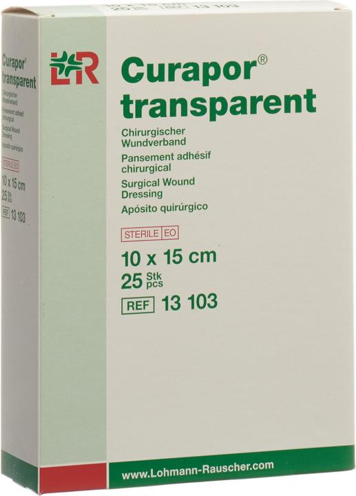 Immagine prodotto Curapor Medicazione per ferite 10x15cm trasparente (25 x)