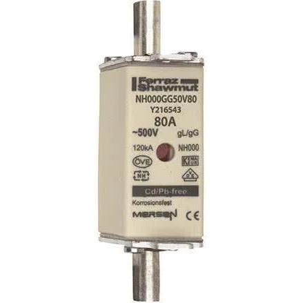 Mersen, Sicherung, NH-Sicherungseinsatz (Diazed-Sicherung, 80 A)
