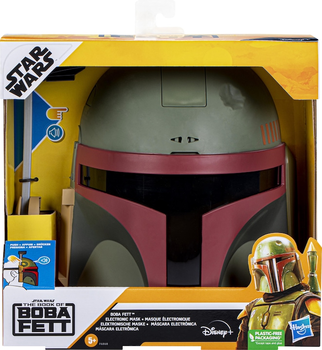 Immagine prodotto Hasbro Maschera elettronica di Boba Fett, costume di Star Wars per bambini, giocattoli di Star Wars per