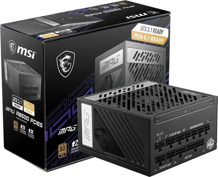 Actual product image MSI MPG A850G (850 W)