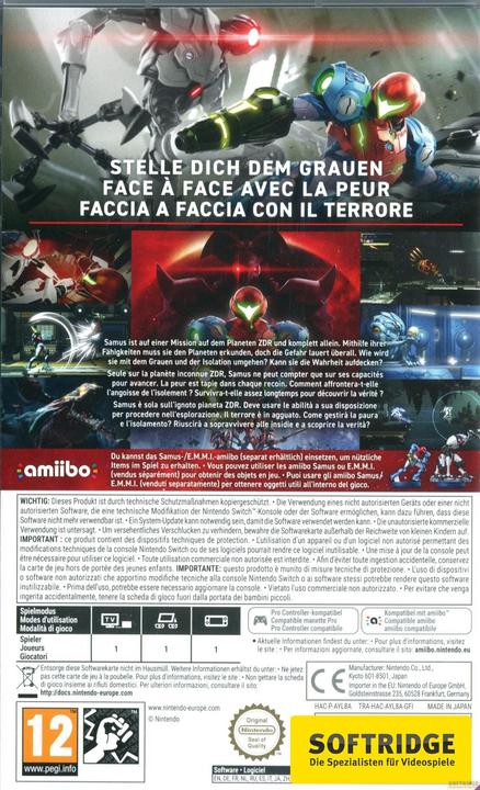 Actual product image Nintendo Metroid Dread (Switch, Multilingual)