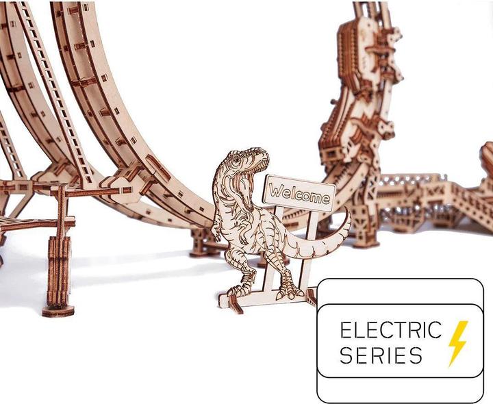 Immagine prodotto Wood Trick Montagne russe - Kit di costruzione in legno 3D