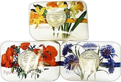 Saponificio Artigianale Fiorentino Fiorentino Seife Narzisse/Mohn/Kornblume 200g (Seifenlotion)