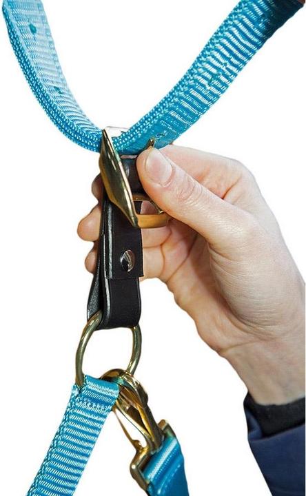 Immagine prodotto Aviemore Cavezza per cavalli con linguetta di sicurezza in pelle