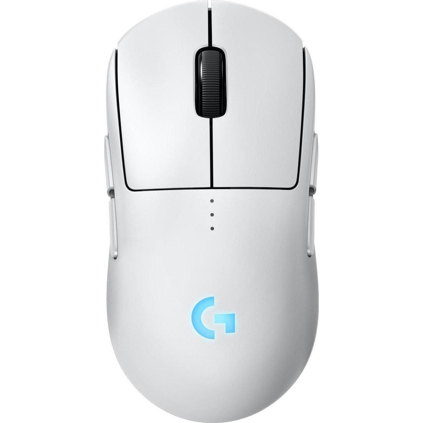 Logitech Pro 2 Ltspeed (Kabelgebunden, Kabellos), Maus, Weiss