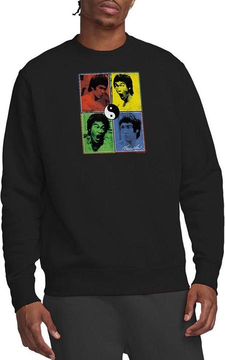 Actual product image Bruce Lee Unisex Adult Colour Block Sweatshirt (XL)