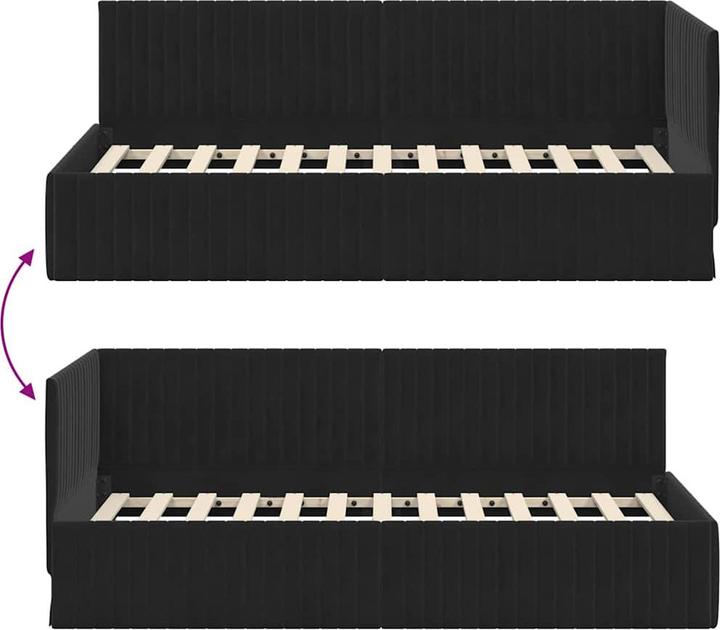 Produktbild vidaXL Samtbettgestell (90 x 200 cm)