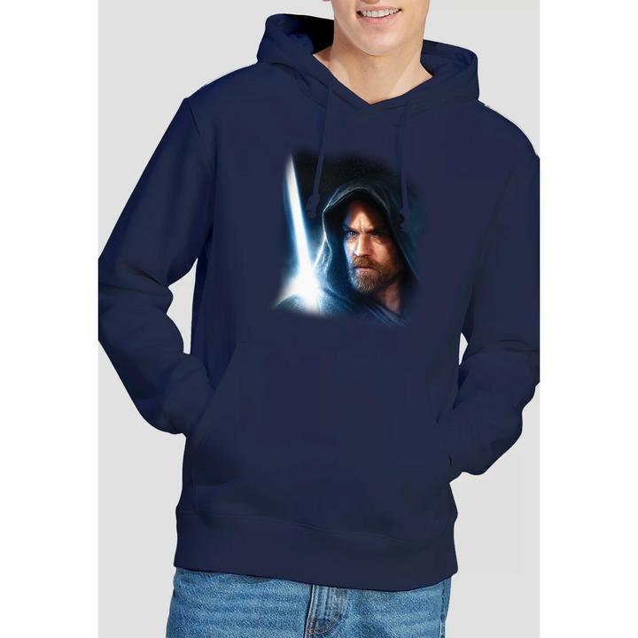 Immagine prodotto Star Wars Felpa con Cappuccio Obi Wan Kenobi Poster Uomo (XXL)