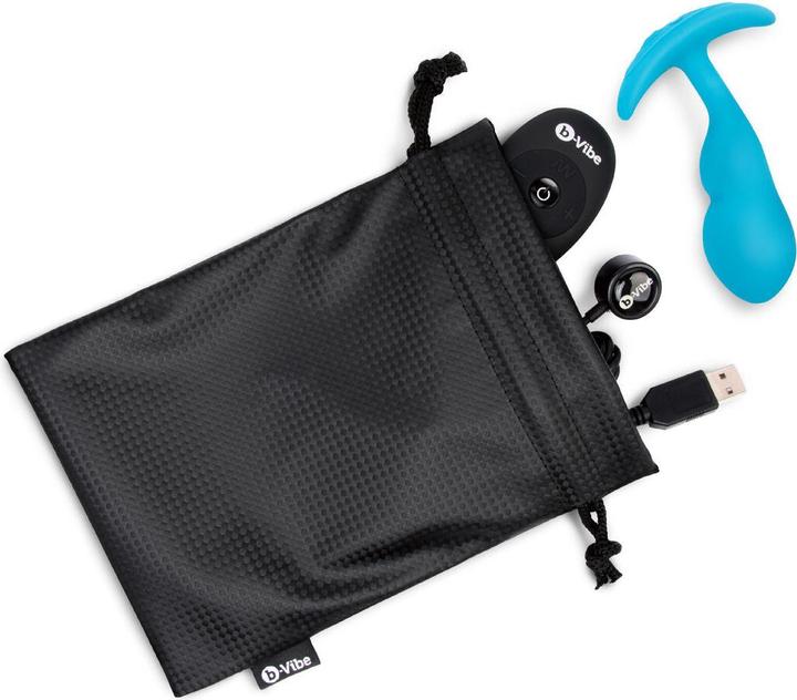 Produktbild Earthly Body b-vibe remote control p-spot snug plug 95gr blue