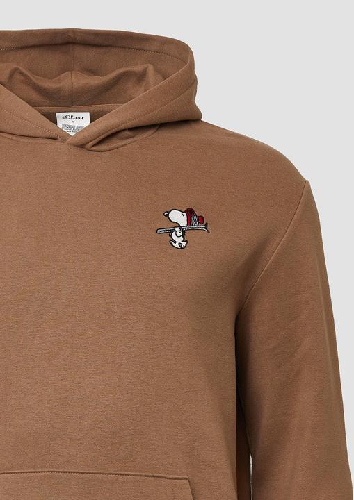 Produktbild s.Oliver Sweatshirt Kapuzen-Sweatshirt mit Peanuts®-Artwork (XXL)