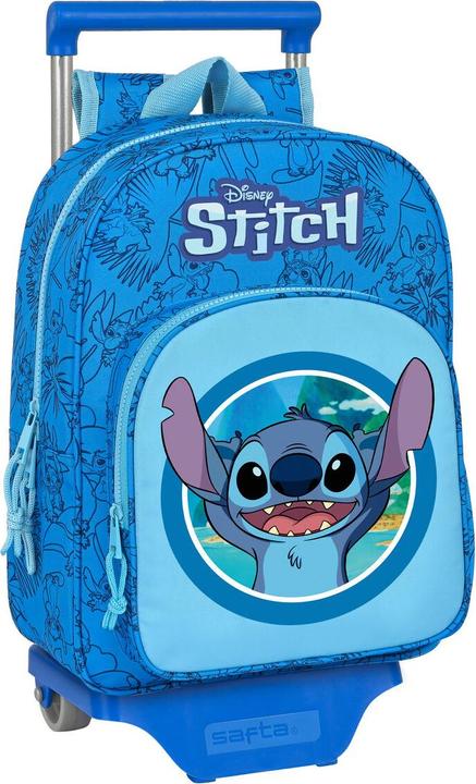 Produktbild Stitch Schulrucksack mit Rädern Blau 26 x 34 x 11 cm (26 l)