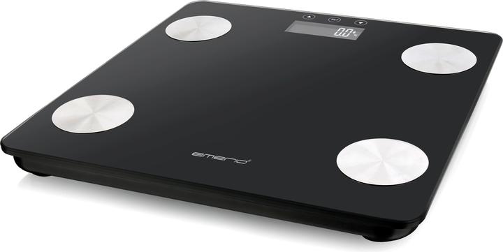 Immagine prodotto Emerio BR-125479 Bilancia pesapersone digitale Capacità di pesatura (max.)=180 kg Nero (180 kg)