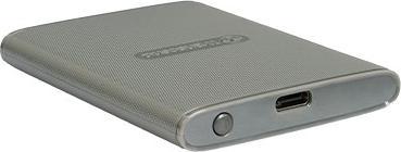 Productafbeelding Transcend ESD360C 4TB, USB 20Gbps Type C, Externe SSD-schijf (3D NAND-flash), 2000MB/R, 2000MB/W, šed (4 TB)