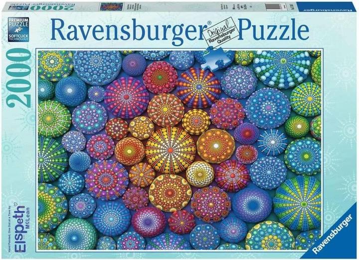 Productafbeelding Ravensburger Regenboog Mandala's (2000 onderdelen)