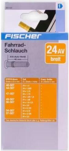 Actual product image Fischer Fahrrad-Schlauch (Schrader (AV), 24", 35 mm)