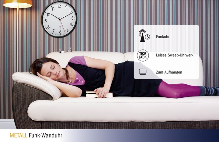 Actual product image TFA Radio wall clock (30.50 cm)
