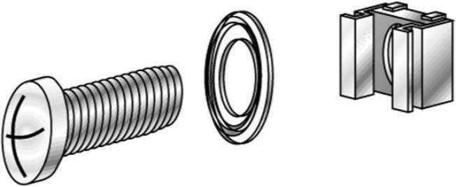 Actual product image Apra 19" mounting material 50 pieces