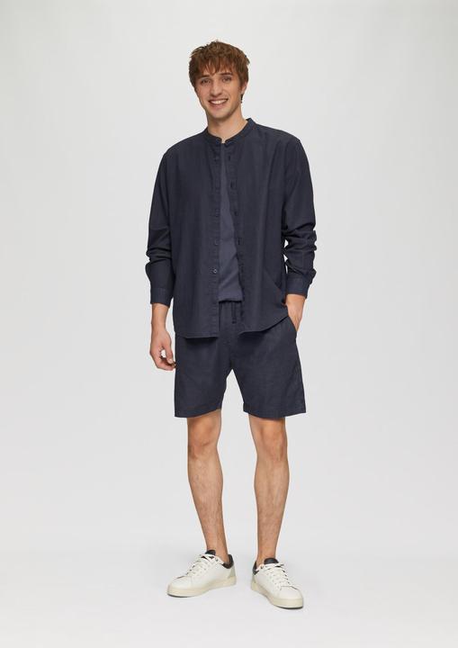 Immagine prodotto s.Oliver Hemd Hemd aus Leinenmix mit Garment Dye (L)