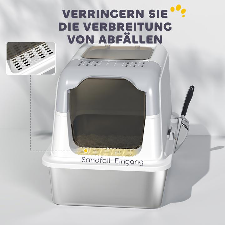 Image du produit PawHut Katzentoilette (Bac à litière fermé)