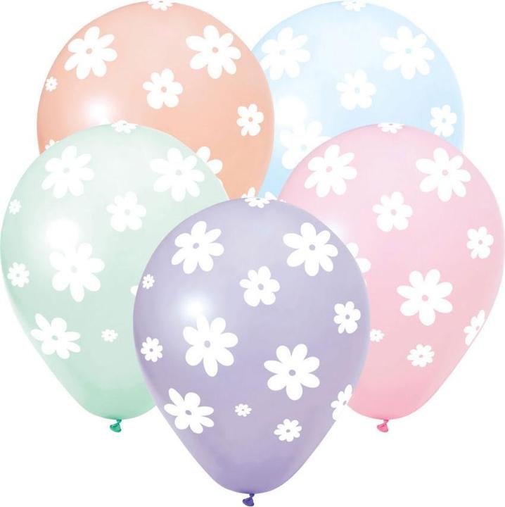 Produktbild Globos Europe 12 Zoll Gänseblümchen-Luftballons - 8 Stück. (8x)