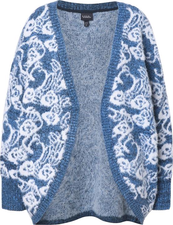 Produktbild Ulla Popken Strickjacke, Eggshape, ohne Verschluss, Fledermaus-Langarm (58)