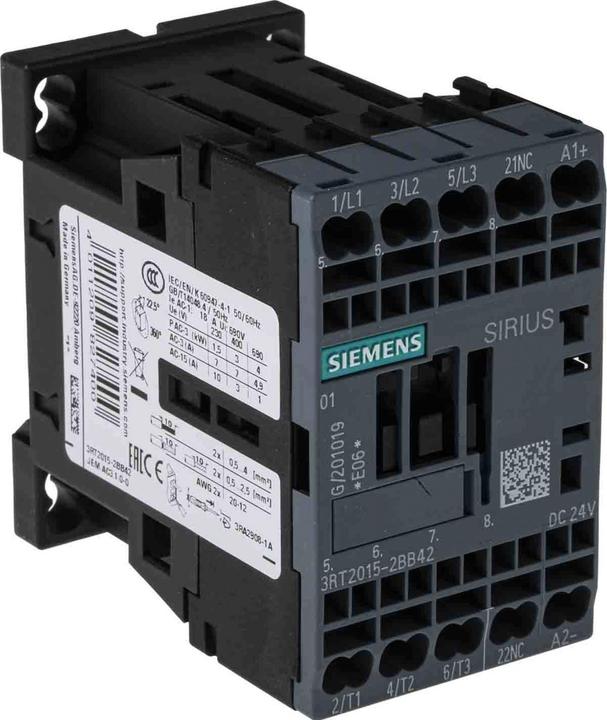 Produktbild Siemens Schütz 3kW 24Vdc Größe 00