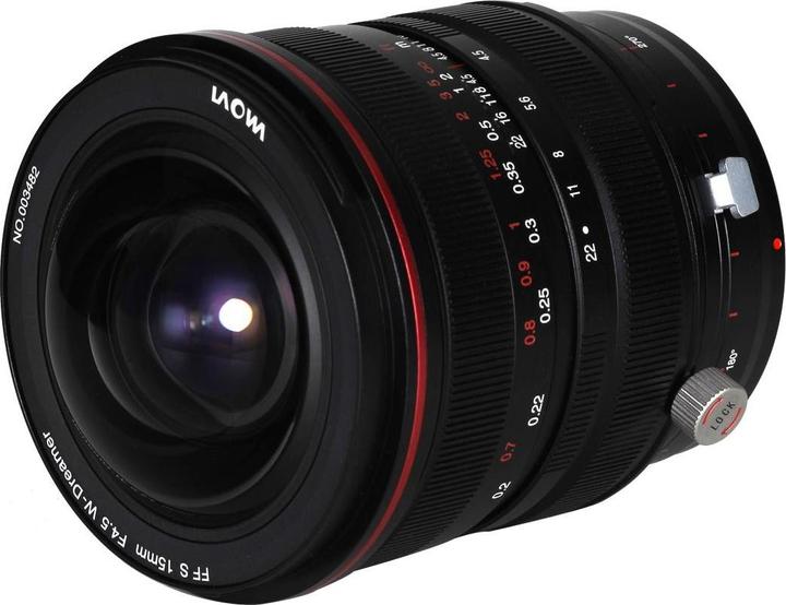 Produktbild Laowa 15mm 1:4.5R Zero-D Shift Canon EF (Manual Focus) (Canon EF, Vollformat)