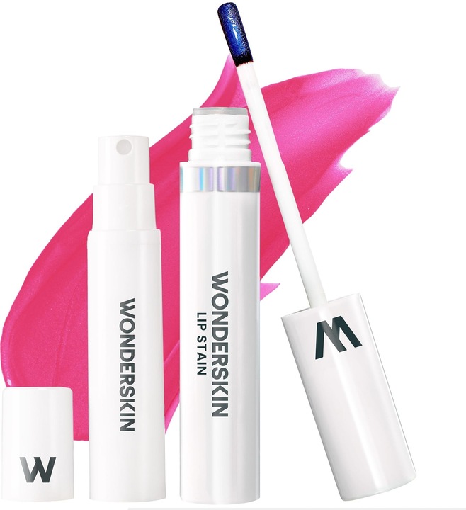Wonderskin Wonder Blading Lip Stain Kit Neon Rose (Kit Rosa Neon)