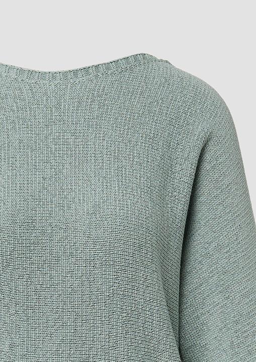Produktbild Comma Strickpullover Baumwollpullover mit Leo-Schleifendetail am Rücken (34)