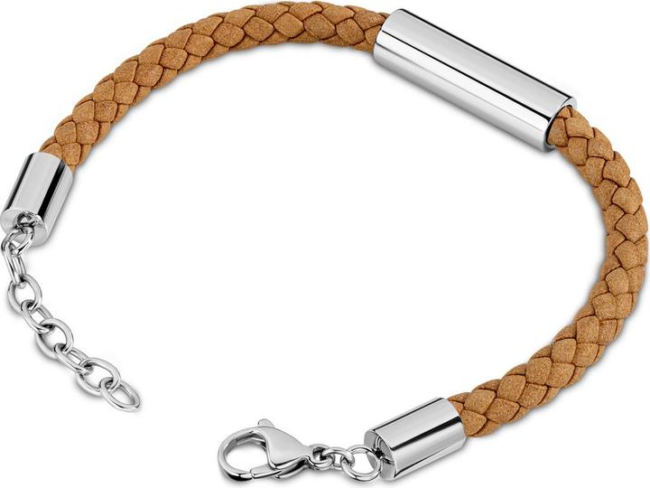 Image du produit Timberland Bracelet Baxter Lake (21 cm, Acier inoxydable, Cuir)