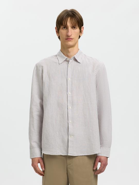 Actual product image Selected Regular Fit Bluse aus Leinengemisch (XL)