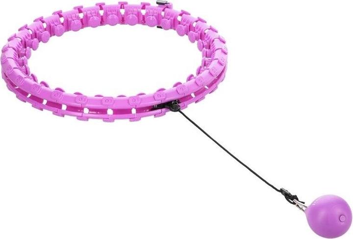 Image du produit HMS Hula Hop plus taille avec onglets et poids HHW12 violet (51 cm, 1375 g)