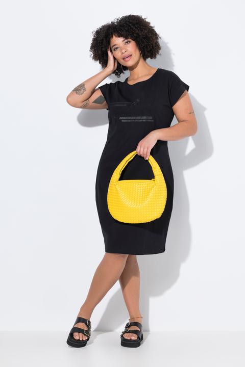 Produktbild Angel of Style Shirtkleid, A-Linie, Jersey, Glitzer-Schriftzug (52)