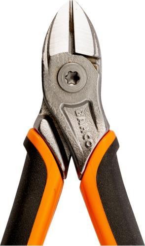 Actual product image Bahco ERGO diagonal cutters with self-opening two-component handle, nickel-plated and chrome-plated, 140 (140 mm)
