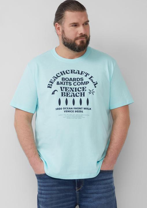 Actual product image S.Oliver T-Shirt Baumwoll-T-Shirt mit Crewneck und Artwork (XXL)