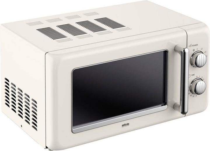 Produktbild Silva MW-R 25.3 beige Mikrowelle, 700 W, 20 L, Retro (20 l)