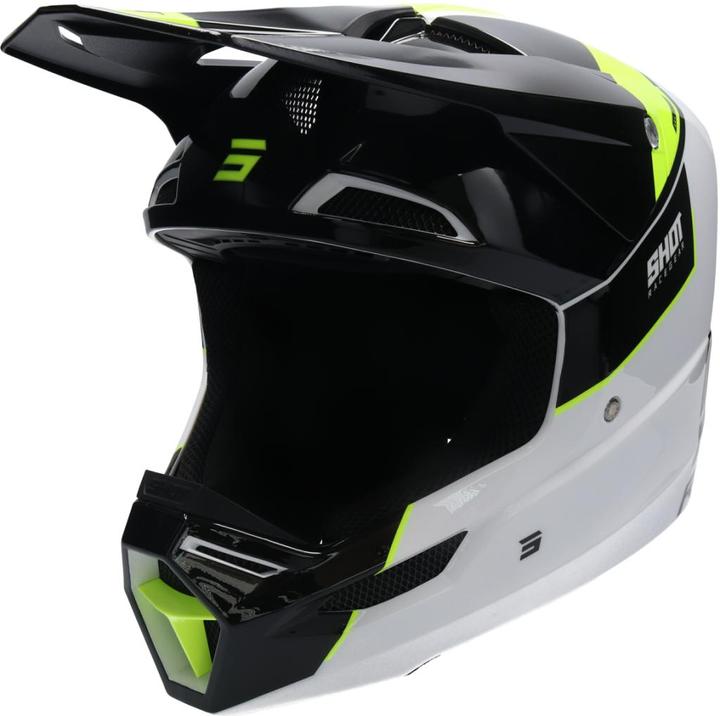 Produktbild Shot FURIOUS SCOPE MX-Helm neon gelb-weiss-schwarz XL (XL)