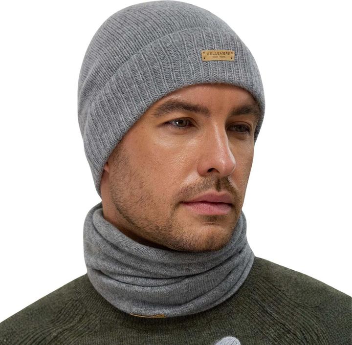Image du produit Bellemere Headgear Ribbed Lambswool Beanie (Taille unique)
