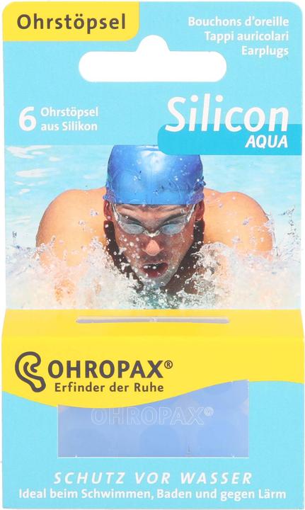 Actual product image Ohropax Silicon Aqua (6 x)