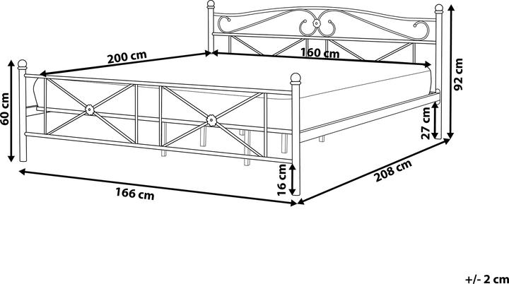 Actual product image Beliani Rodez (160 x 200 cm)