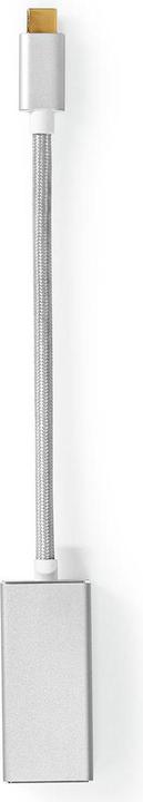 Immagine prodotto Nedis Adattatore USB USB 3.2 Gen 1 USB-C maschio DisplayPort 0,20 m rotondo Placcato in oro con (USB-C, 20 cm)