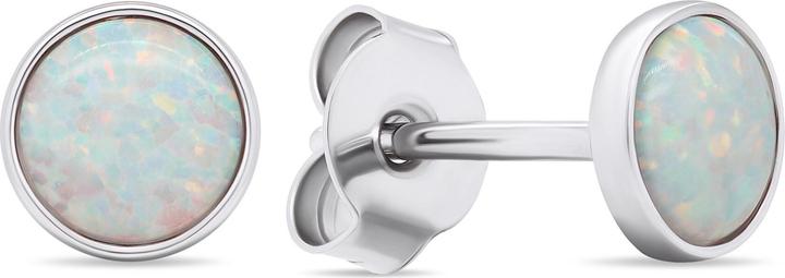 Immagine prodotto Brilio Argento - Incantevoli orecchini in argento con opali sintetici EA579W