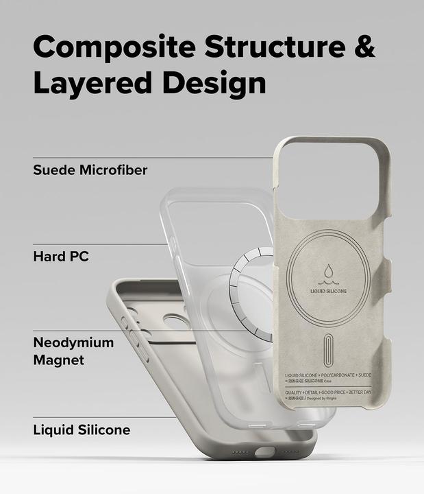 Actual product image Ringke Silicone Magnetic MagSafe (Apple iPhone 17 Pro)
