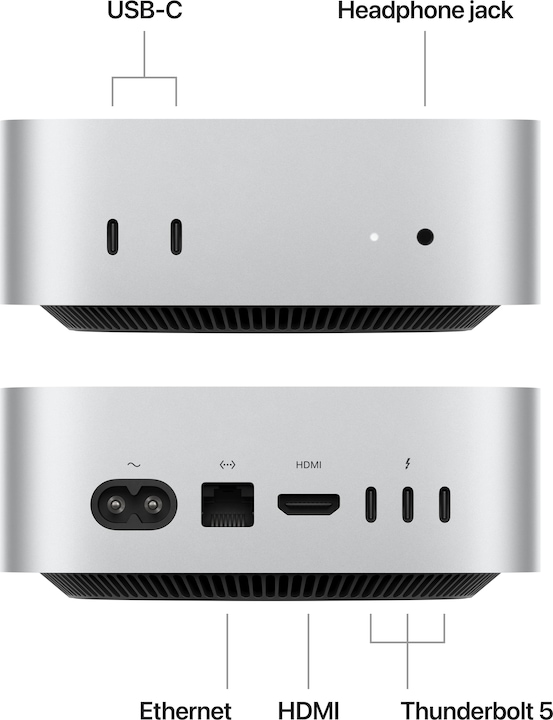 Productafbeelding Apple Mac Mini – 2024 (M4 Pro, 48 GB, 1000 GB, Apple M4 Pro 16-Core)