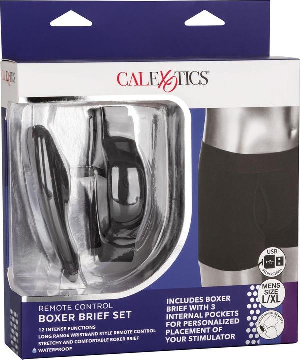 Produktbild CalExotics Remote Control Boxer Brief Set - M/L